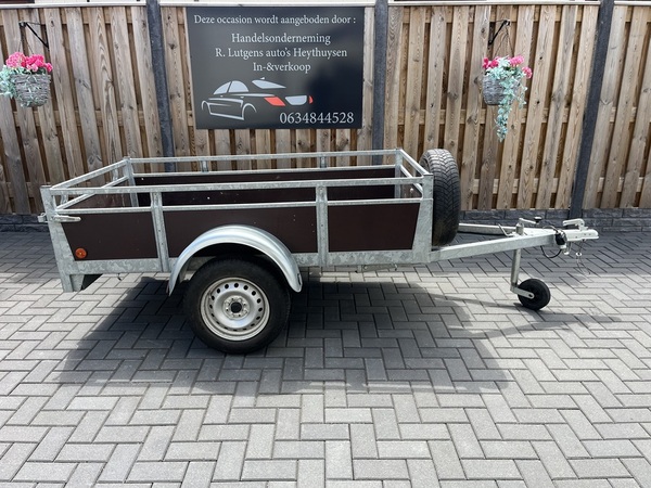 Ongeremde enkelasser aanhangwagen 750kg